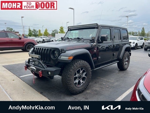 Used 2020 Jeep Wrangler Unlimited Rubicon with VIN 1C4HJXFG9LW255955 for sale in Avon, IN